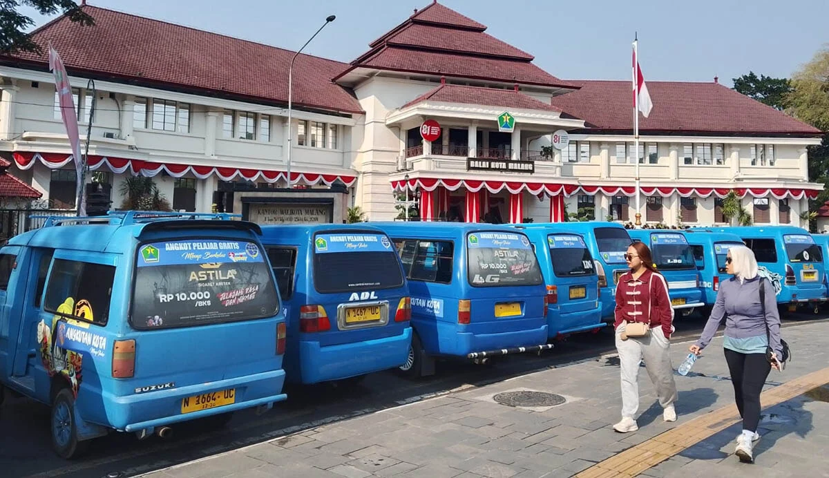 66 Angkot Pelajar Gratis Mulai Beroperasi Di Kota Malang 18
