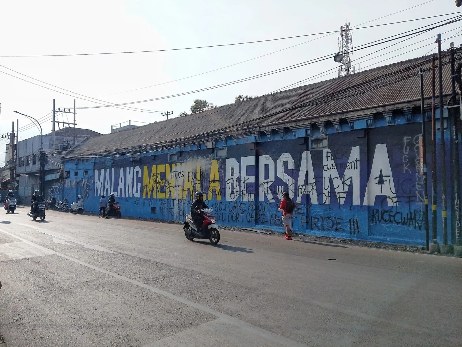 Aremania Kecewa Mural Ikonik Malang The Glory Land Hilang Ditimpa Mural Festival Mbois
