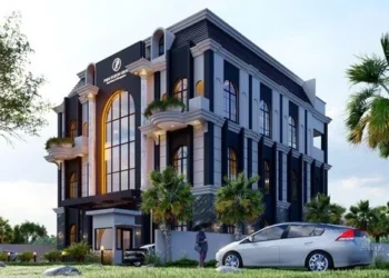 Podorukun Tower yang sedang dalam tahap pembangunan. Foto/dok