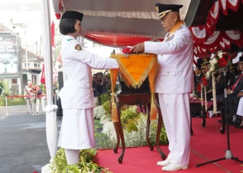 Bupati Malang Pimpin Upacara HUT ke-81 RI di Pendopo Agung