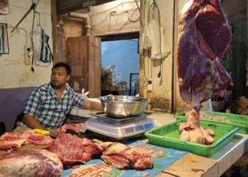 Daging Sapi di Pasar Kepanjen Naik hingga Rp135 Ribu Per Kilogram
