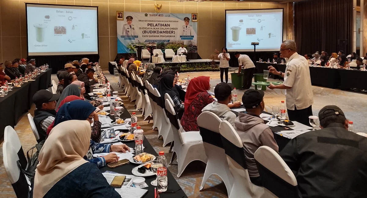 Dispangtan Kota Malang Dorong Ketahanan Pangan Lewat Pelatihan Budikdamber