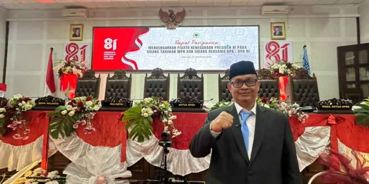Hadiri Paripurna DPRD Kota Malang, Prof Triyo Simak Pidato Kenegaraan Prabowo