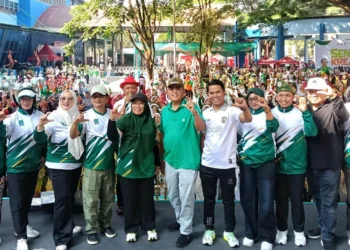 Hasanuddin Wahid-Hikmah Bafaqih Gelar Lomba Senam Haha Hihi di Kota Malang
