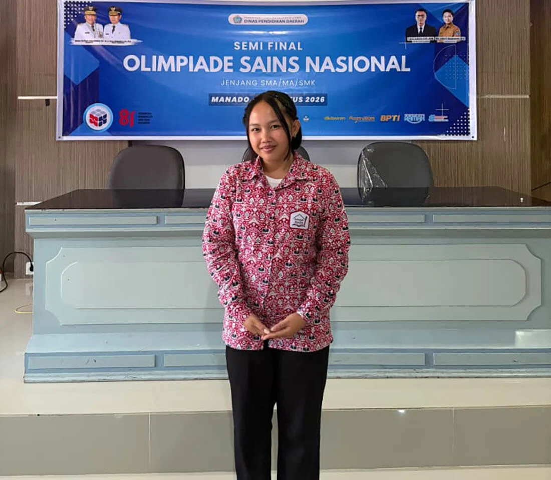 Junivia, Siswi Sekolah Rakyat Minahasa yang Melaju ke Semifinal OSN