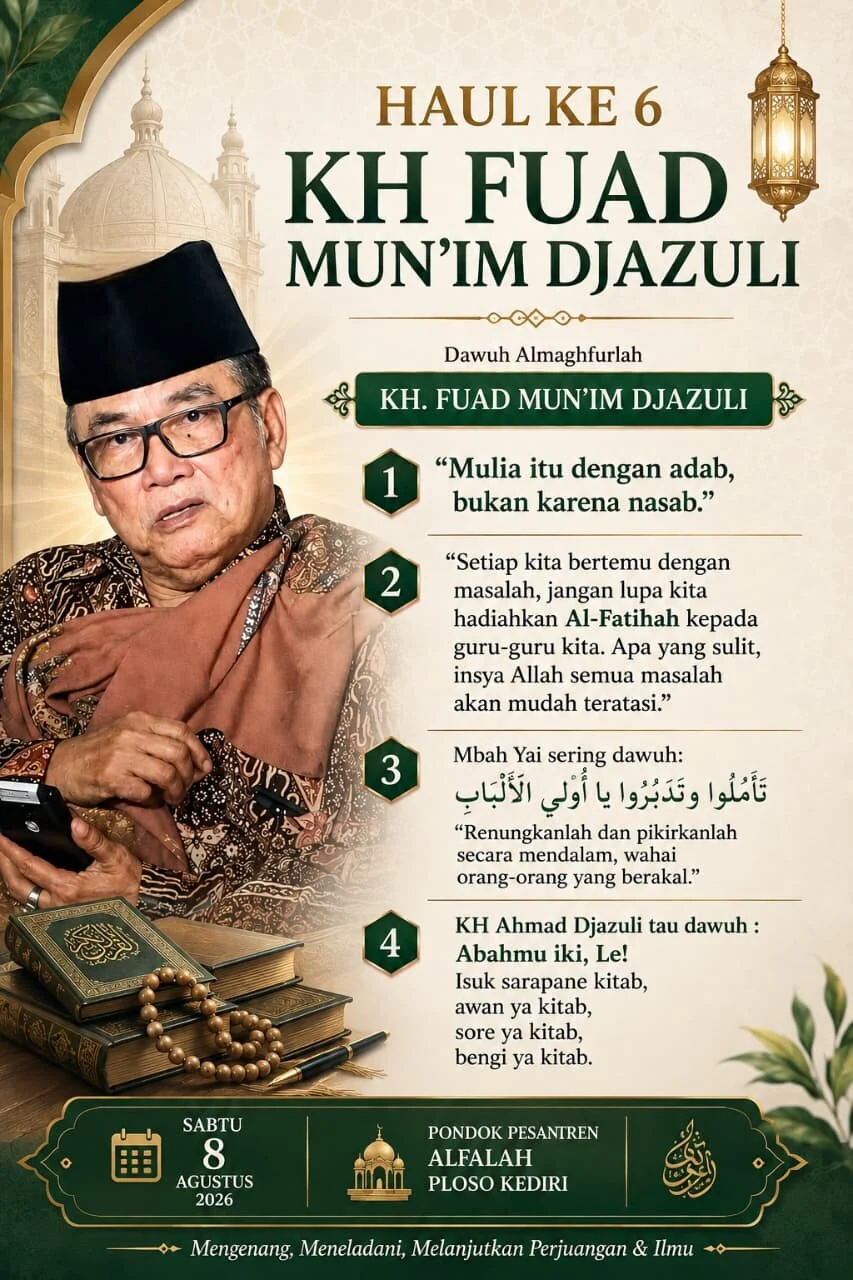 Kyai Fuad Mun'im Ploso - Kyai Fuad Mun'im Ploso, Bau Rokok yang Khas, dan Hati yang Menghadirkan