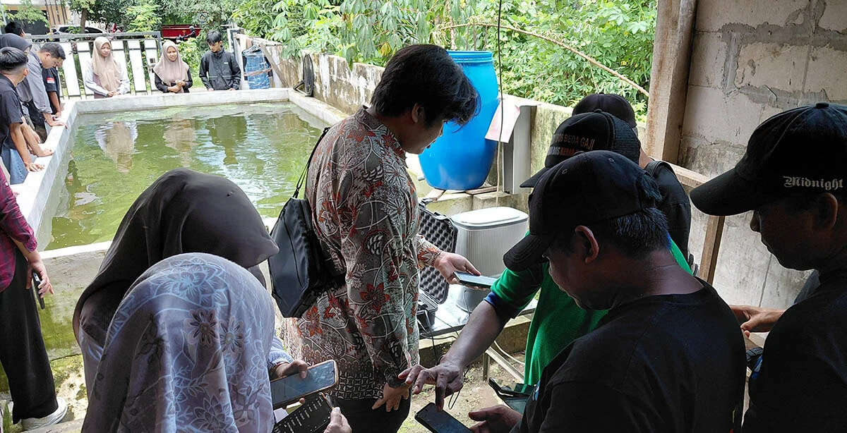 Mahasiswa Unikama Terapkan Smart Farming Untuk Budidaya Ikan Di Kepanjen 52