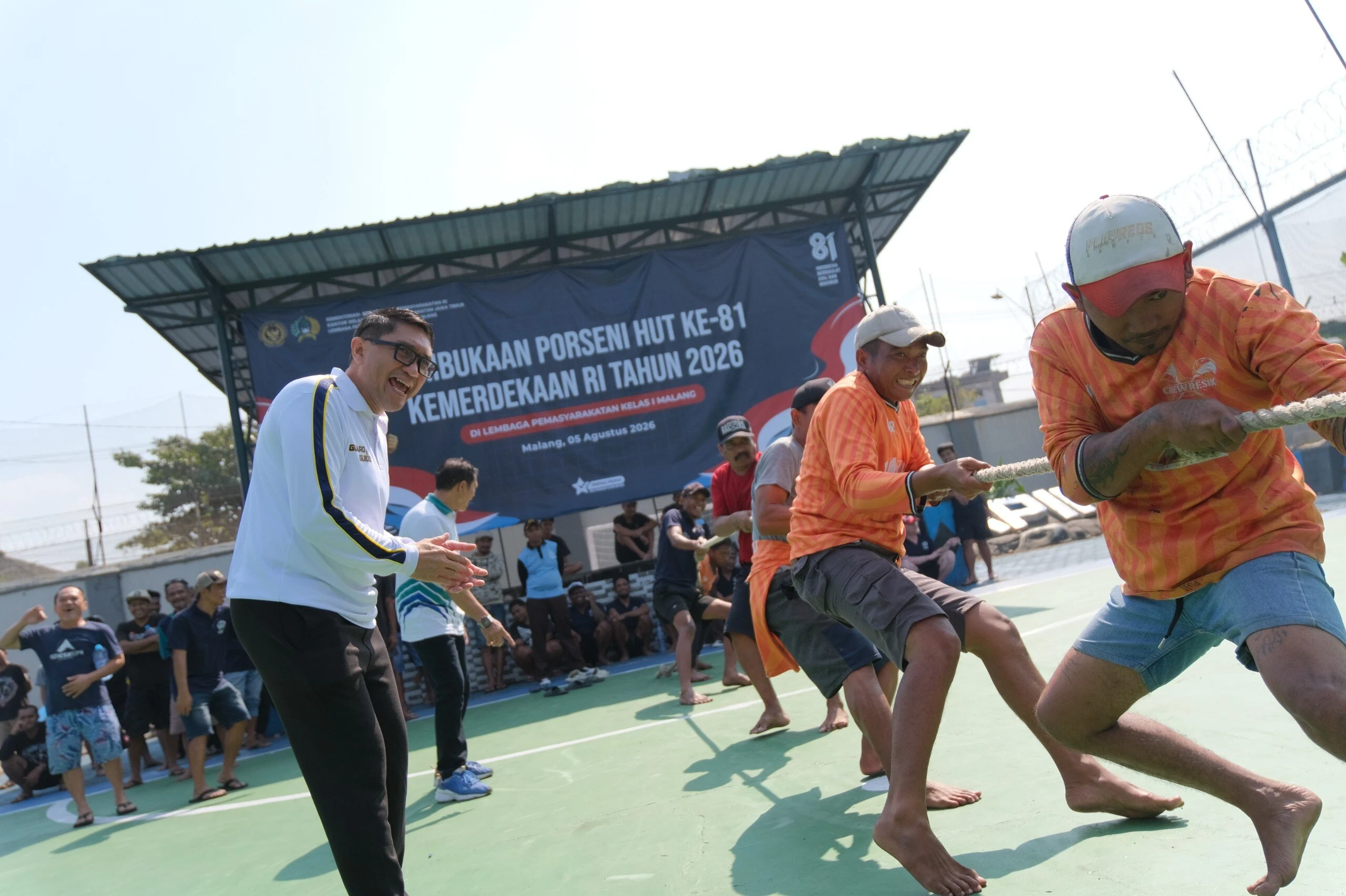 Pekan Olahraga dan Seni Warnai Perayaan HUT Kemerdekaan RI di Lapas Malang