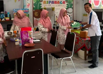 Polinema Dampingi POS PAUD Asparaga Susun Safety Plan