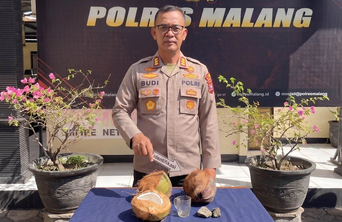 Polisi Tangkap Pria Di Gedangan Yang Aniaya Warga Pakai Kelapa Dan Kayu 16
