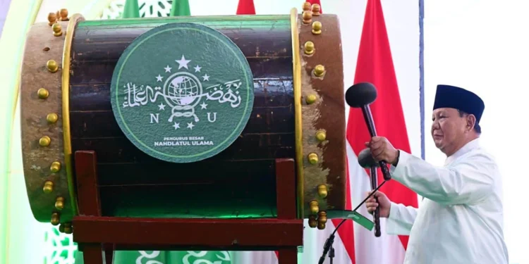 Presiden Prabowo Buka Muktamar Ke-35 NU di Tambakberas
