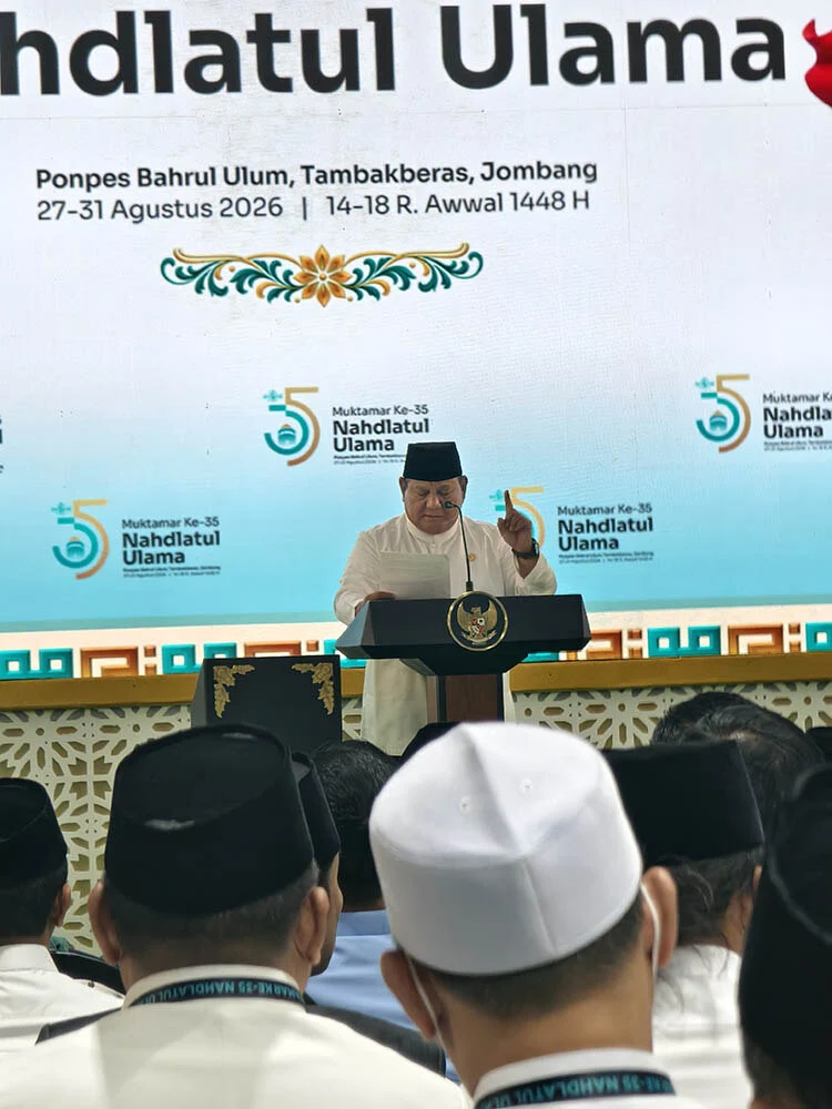 Presiden Prabowo Buka Muktamar Ke-35 NU di Tambakberas