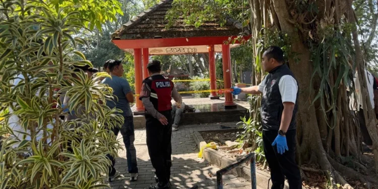 Pria Ditemukan Tewas di Joglo Taman Wilis Kota Batu