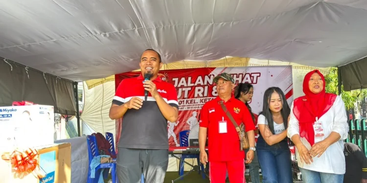 Rendra Kunjungi Empat Titik Senam dan Jalan Sehat di Malang
