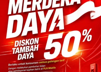 Sambut Kemerdekaan RI ke-81, PLN Hadirkan Promo Merdeka Daya Diskon Tambah Daya 50 Persen