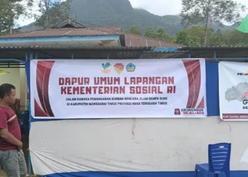 Tiga Dapur Umum Kemensos Layani Korban Gempa Manggarai Timur