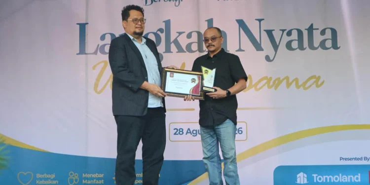 Tomoland Raih Community Care Property Award di Tugu Media Award 2026