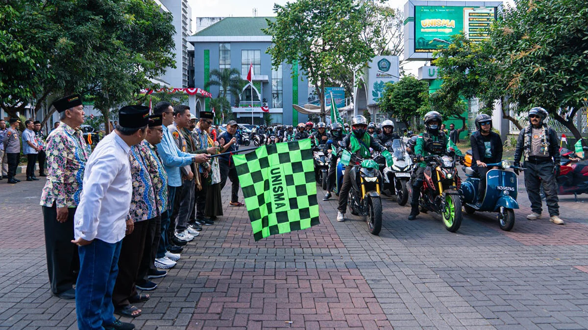 Unisma Dan Wali Kota Malang Lepas 60 Biker Nu Ke Muktamar Di Jombangv 35