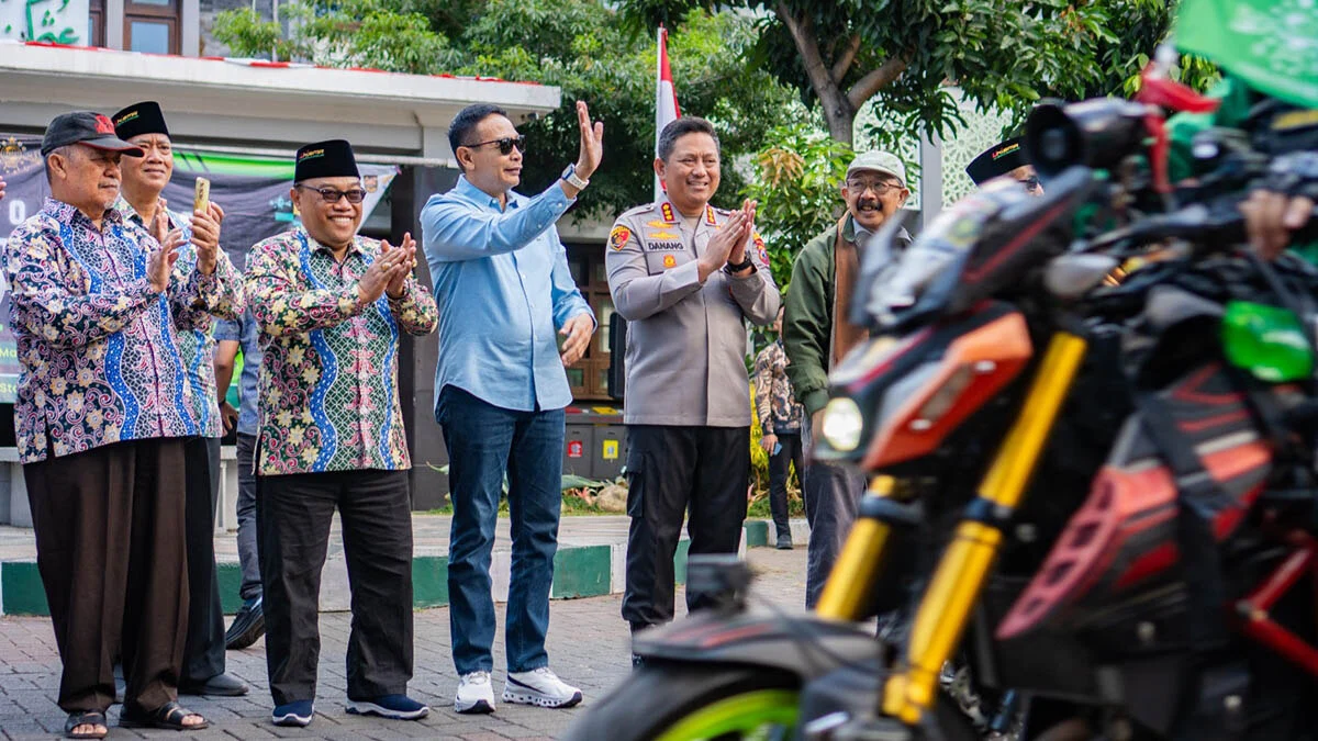 Unisma Dan Wali Kota Malang Lepas 60 Biker Nu Ke Muktamar Di Jombangv 52