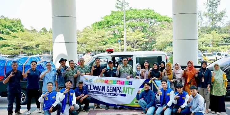 Universitas Negeri Malang Kirim Relawan Bantu Pemulihan Pasca Bencana Alam di NTT