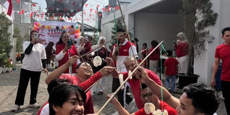 Perayaan HUT ke-81 Republik Indonesia di Perumahan White House Joyo Agung, RT 05/RW 13, pada Sabtu (8/8/2026). Foto/dok