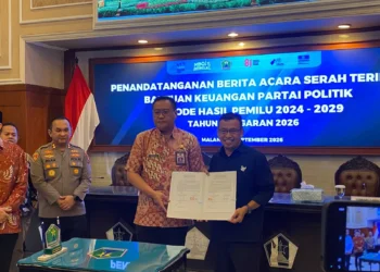 Dana Bantuan Parpol Kota Malang Cair Rp 7 Miliar, Ini Rinciannya