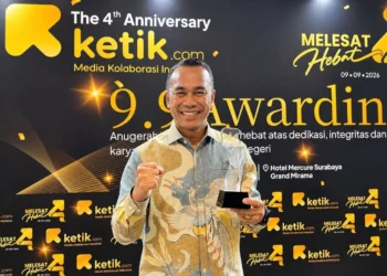 Djoko Prihatin Raih Penghargaan Tokoh Muda Politik Penggerak Demokrasi Inklusif