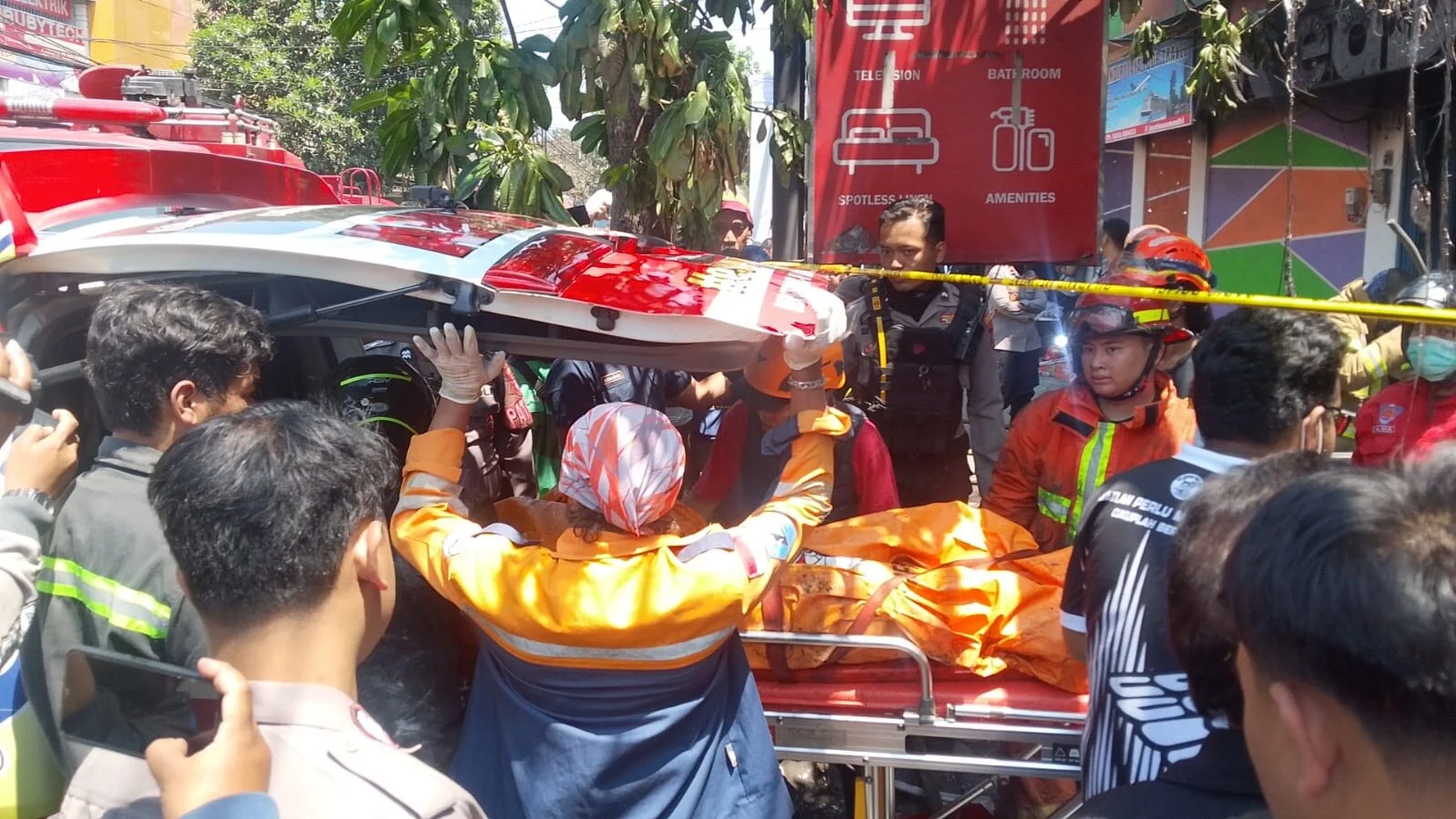 Kebakaran toko madura,kota malang - Kebakaran Toko Madura di Galunggung Kota Malang, 1 Korban Tewas di Kamar Mandi