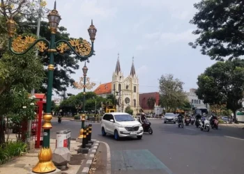 Kawasan Kayutangan Heritage yang menjadi salah satu andalan destinasi wisata Kota Malang (M Sholeh)