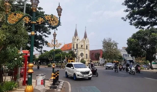 Kawasan Kayutangan Heritage yang menjadi salah satu andalan destinasi wisata Kota Malang (M Sholeh)