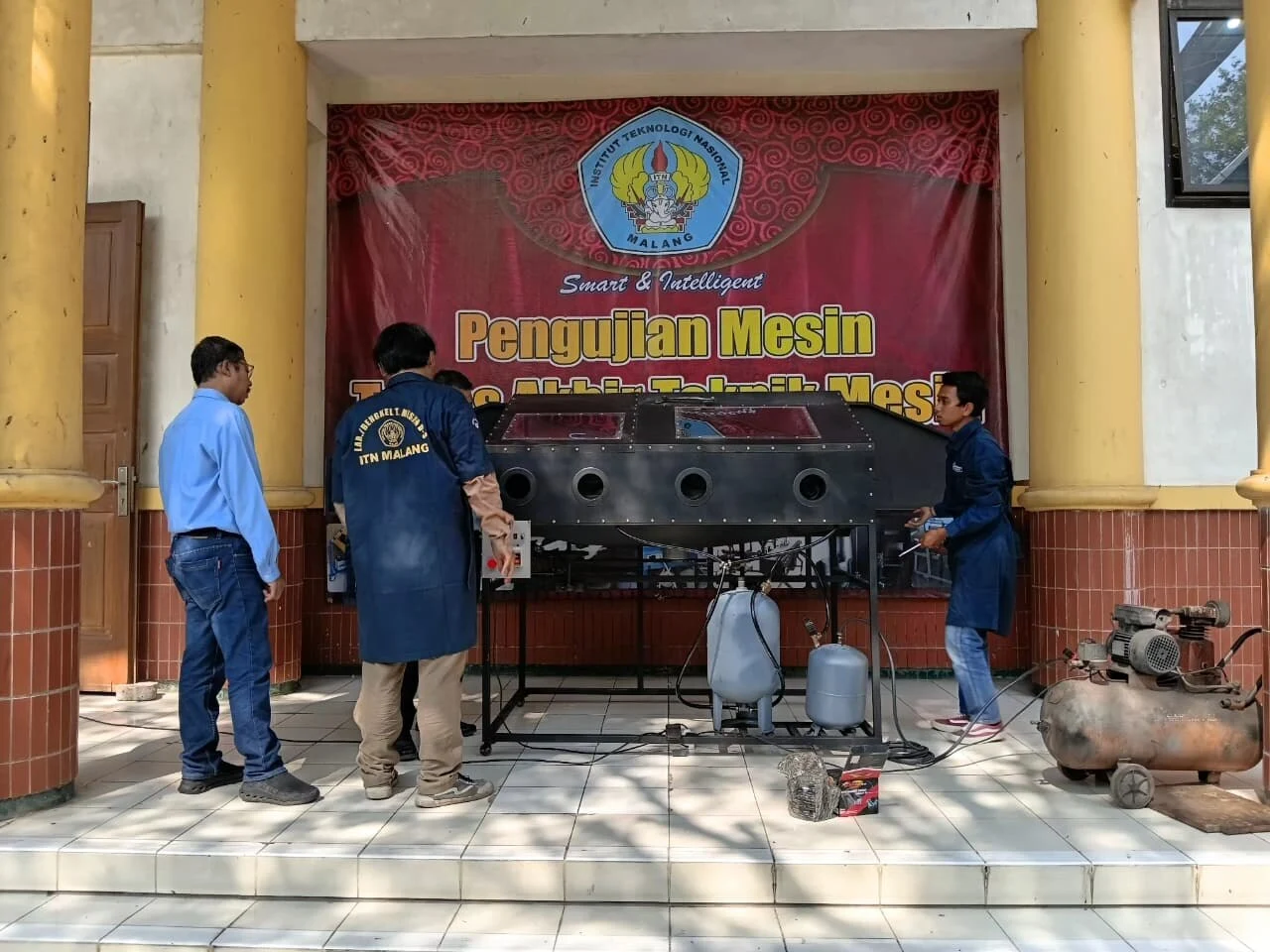 Lulusan Terbaik Itn Malang Ciptakan Mesin Pembersih Karat Otomatis 35