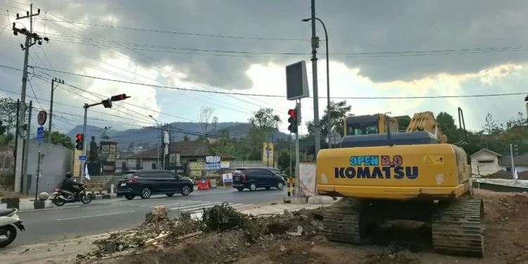 Penataan Simpang Empat Patih Kota Batu Capai 40 Persen, Ditarget Rampung Desember 2026