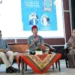Ach. Dhofir Zuhry (kiri) dan Dr. Sita Acetylena, M.Pd (kanan) dalam bedah buku di PKKMB Unikama 2026. Foto/dok