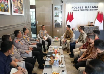 PLN UP3 Malang Berkolaborasi dengan Polres Malang Perkuat Sinergi dan Keandalan Listrik
