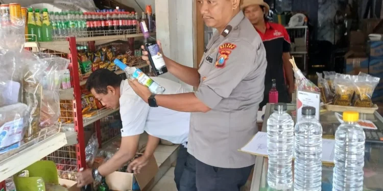 Polres Malang Sita 1.770 Botol Miras Ilegal, Temukan Arak Bali di Tajinan