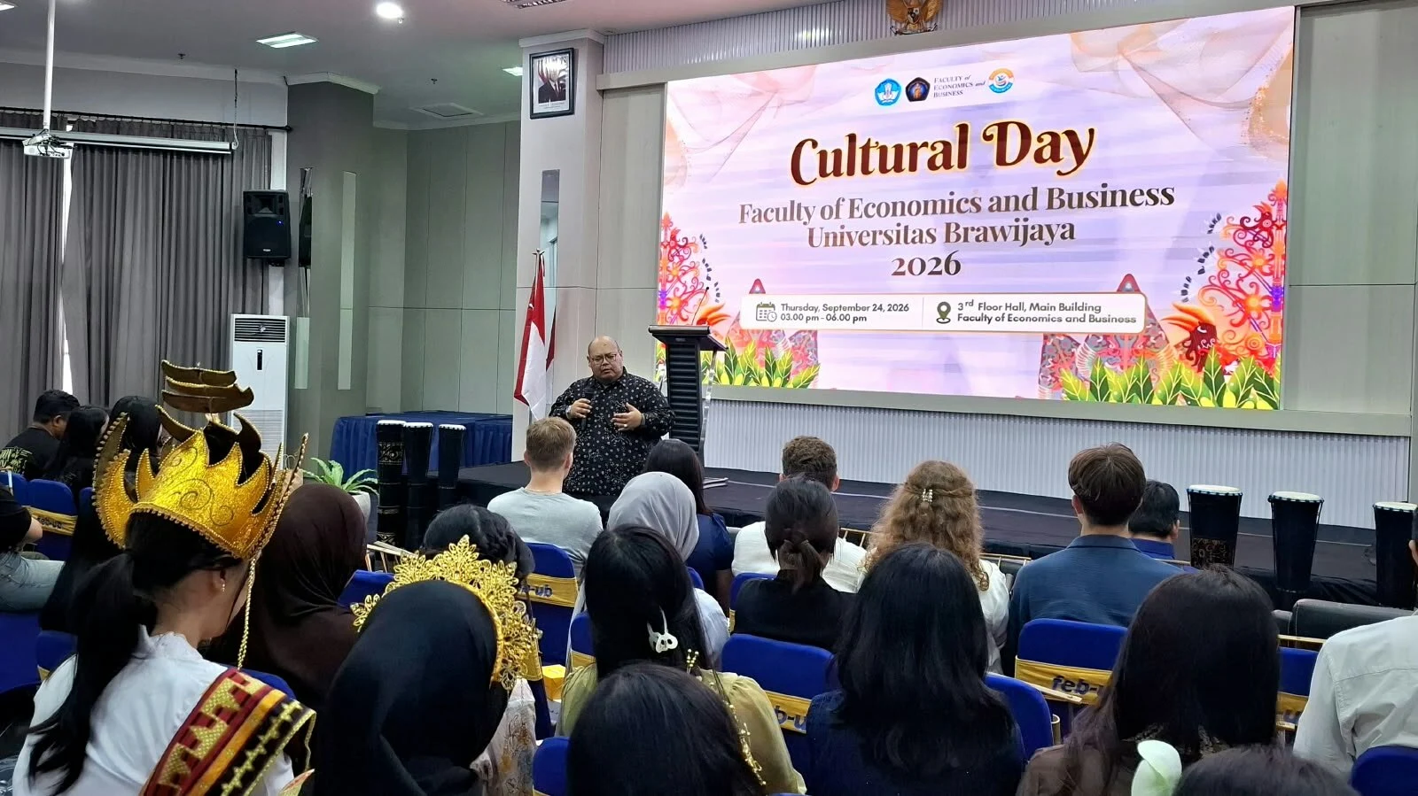 Sambut 32 Mahasiswa dari 23 Negara, FEB UB Kenalkan Budaya Nusantara di Cultural Day 2026