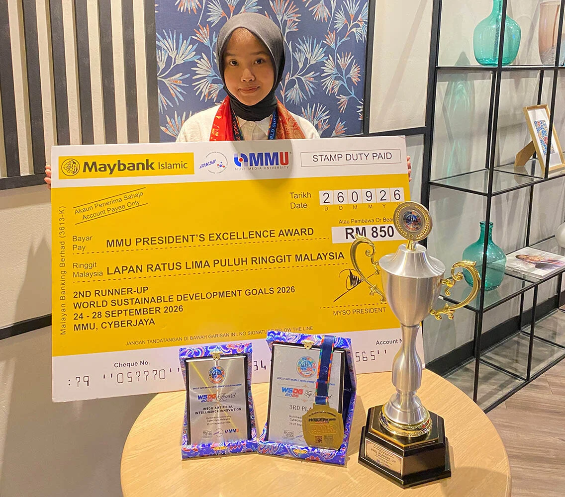 MAN 1 Kota Malang - Siswi MAN 1 Kota Malang Griselda Raih President’s Excellence Award WSDG 2026 Malaysia