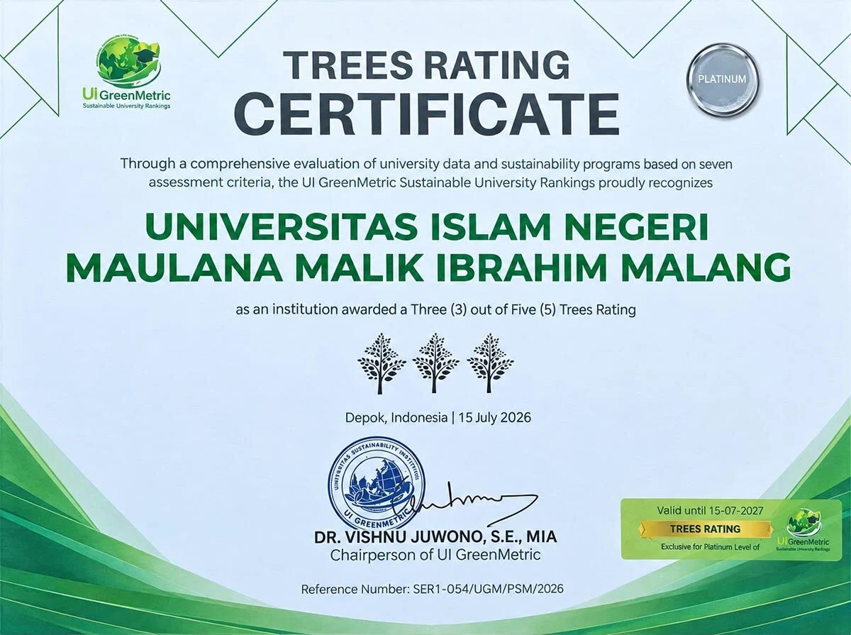 Uin Malang Raih Dua Pengakuan Ui Greenmetric Nasional 2026 69