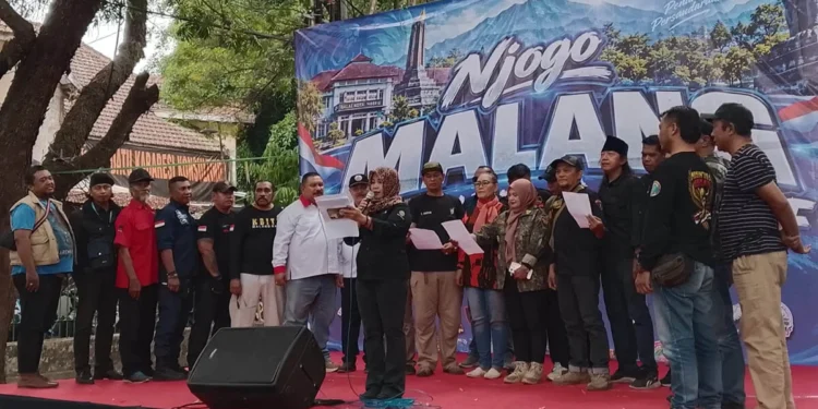 40 Ormas Deklarasikan Malang Damai Jelang Demo Hari Sumpah Pemuda