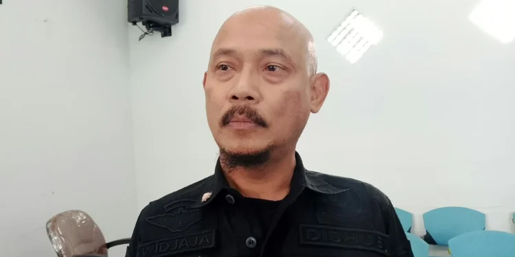 Kepala Dishub Kota Malang, Widjaja Saleh Putra, jelaskan soal parkir di Kota Malang. (M Sholeh)