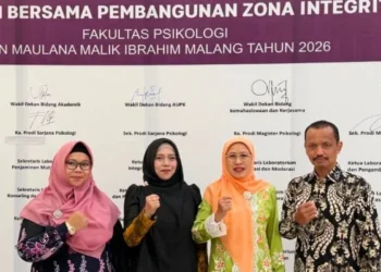 Fakultas Psikologi UIN Malang tegaskan komitmen pembangunan zona integritas. /Foto: Dok. Fakultas Psikologi UIN Malang.