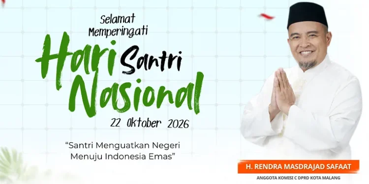 Hari Santri 2026, Rendra Masdrajad Safaat: Santri Punya Peran Strategis Menguatkan Negeri Menuju Indonesia Emas