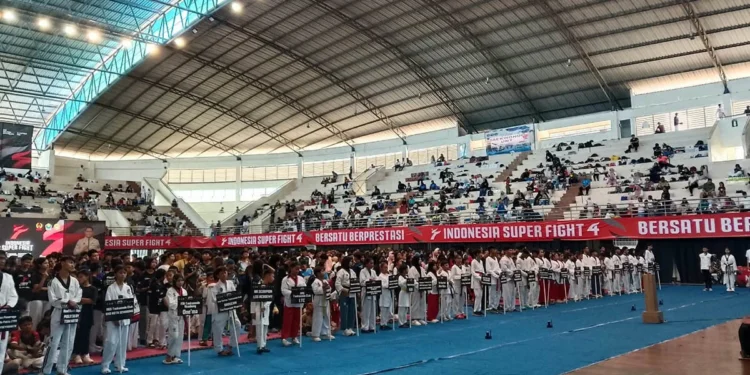 Indonesia Super Fight 4 di GOR Ken Arok Malang, 2.054 Atlet Taekwondo Unjuk Gigi