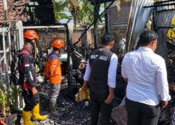 Kandang Ayam dan Gudang Pupuk Terbakar di Junrejo Kota Batu
