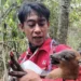 Kisah Relawan Terobos Api Selamatkan Anak Kijang yang Terjebak Karhutla Gunung Arjuno