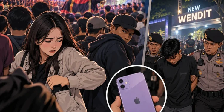Mahasiswi Kehilangan iPhone 11 saat Nonton Bantengan di Wendit, Malang