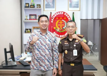 PLN UP3 Malang berkunjung ke Kejaksaan Negeri Kota Malang. Foto/dok