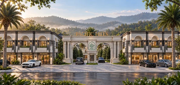 Pacific Hills yang jadi ikon baru di kawasan Karangploso, Kabupaten Malang. Foto/dok