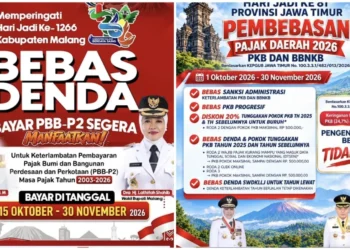Pemkab Malang dan Pemprov Jatim Beri Keringanan Pajak hingga 30 November 2026