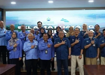 Perum Jasa Tirta I menerima kunjungan studi banding Perumda Tirta Kanjuruhan di Kantor Pusat PJT I, Malang, Selasa (29/9/2026). (Foto/jasatirta1.co.id)